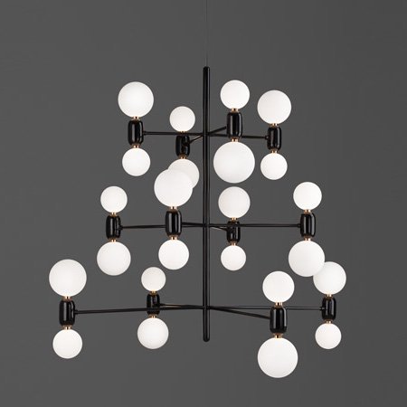 Люстра PARACHILNA Aballs Chandelier Черный в Твери | Loft Concept 