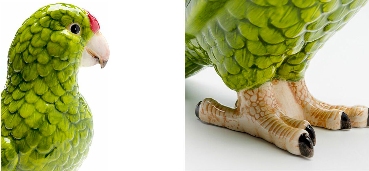 Ваза зеленый попугай Parrot - фото №2