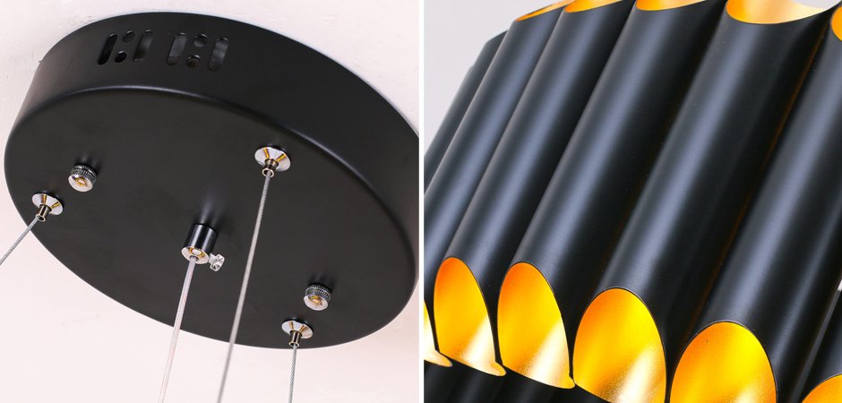 Люстра GALLIANO ROUND SUSPENSION LIGHT by DELIGHTFULL Black Люстра GALLIANO ROUND SUSPENSION LIGHT by DELIGHTFULL Black - Loft-Concept в Твери