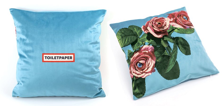Подушка Seletti Cushion Roses Toiletpaper Подушка Seletti Cushion Roses Toiletpaper - Loft-Concept в Твери