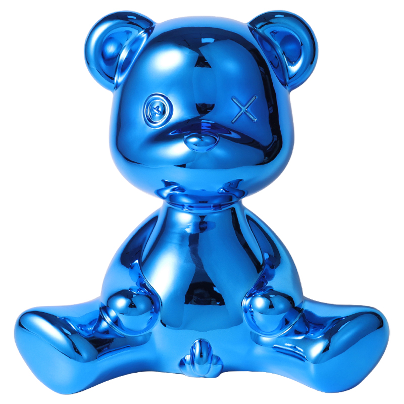 Статуэтка Teddy Boy Metal Finish with Cable Синий Синий Статуэтка Teddy Boy Metal Finish with Cable Синий Синий в Твери | Loft Concept