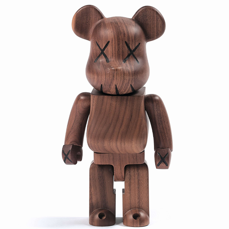 Статуэтка Bearbrick Dark Walnut Орех Статуэтка Bearbrick Dark Walnut Орех в Твери | Loft Concept