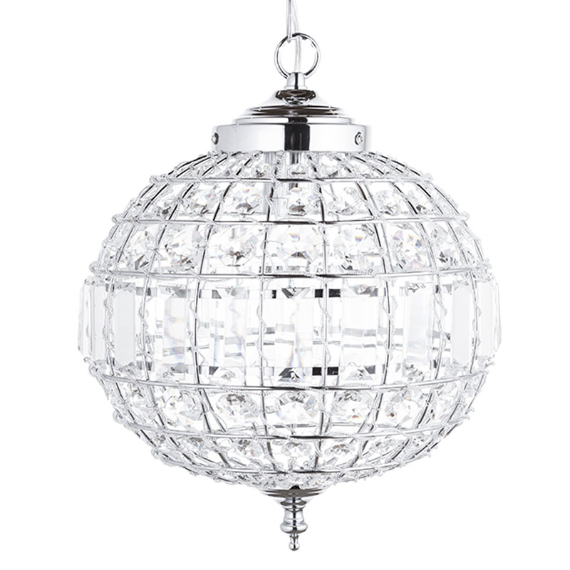 Подвесной светильник Casbah Crystal silver 30 Серебряный Подвесной светильник Casbah Crystal silver 30 Серебряный в Твери | Loft Concept