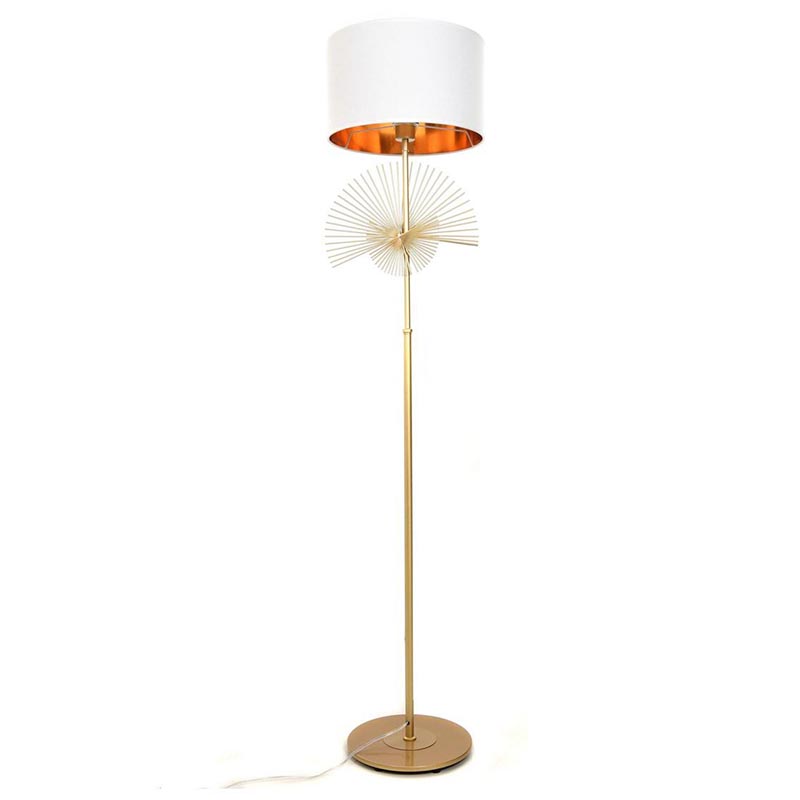 Торшер Genoveva Floor lamp white Белый Золотой Торшер Genoveva Floor lamp white Белый Золотой в Твери | Loft Concept