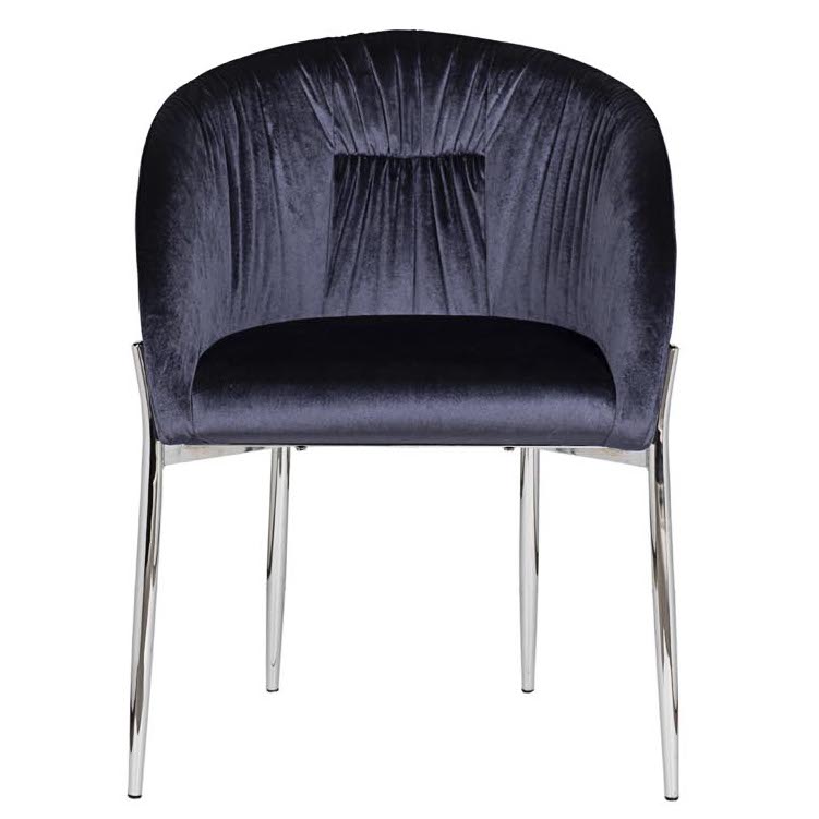 Стул Miranda Chair blue Темно-синий Нержавеющая сталь Стул Miranda Chair blue Темно-синий Нержавеющая сталь в Твери | Loft Concept