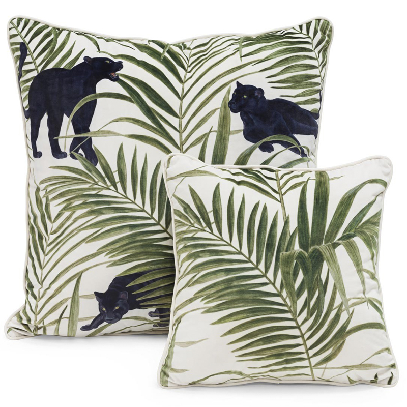 Комплект подушек SET PILLOW ABHIKA white-green Зеленый Белый Комплект подушек SET PILLOW ABHIKA white-green Зеленый Белый в Твери | Loft Concept