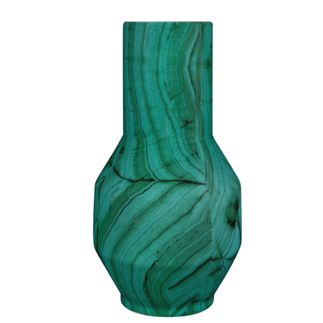 Ваза Malachite Vase rubikon Малахит Ваза Malachite Vase rubikon Малахит в Твери | Loft Concept