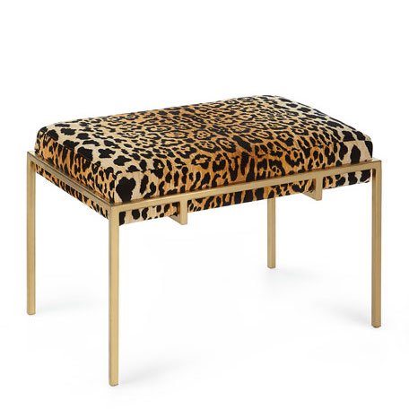 Пуф Metal and Leopard Ottoman Мульти Пуф Metal and Leopard Ottoman Мульти в Твери | Loft Concept
