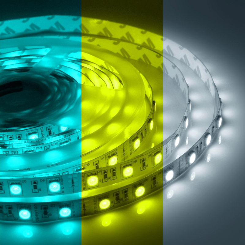 Светодиодная влагозащищенная лента 14,4W/m 60LED/m 5050SMD разноцветная 5M Белый Светодиодная влагозащищенная лента 14,4W/m 60LED/m 5050SMD разноцветная 5M Белый в Твери | Loft Concept