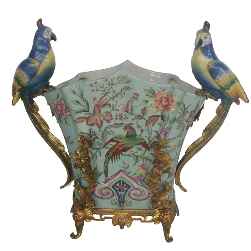 Ваза Parrots Guards Floral Vase Бронза Мульти Ваза Parrots Guards Floral Vase Бронза Мульти в Твери | Loft Concept
