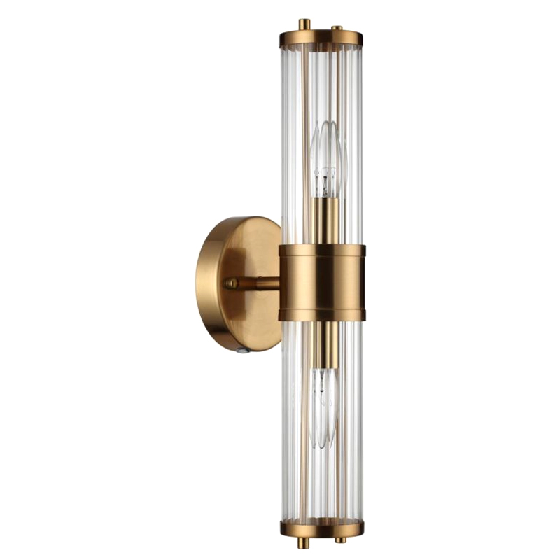 Бра Glass TUBE Бронзовое на 2 лампы Бронза Бра Glass TUBE Бронзовое на 2 лампы Бронза в Твери | Loft Concept