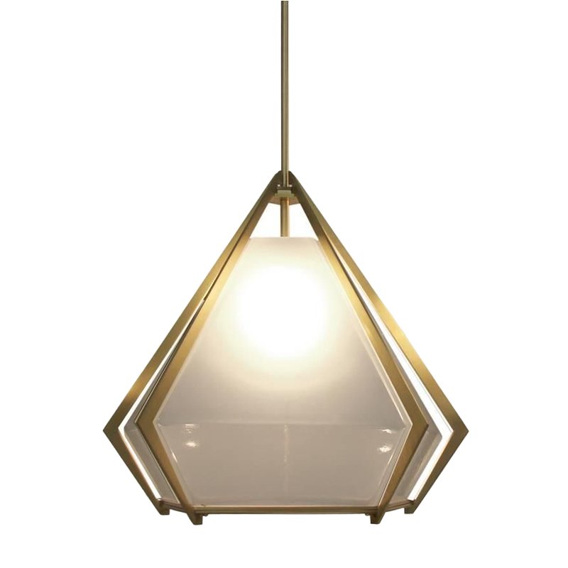 Подвесной светильник Harlow Pendant Lamp white Золотой Белый Подвесной светильник Harlow Pendant Lamp white Золотой Белый в Твери | Loft Concept
