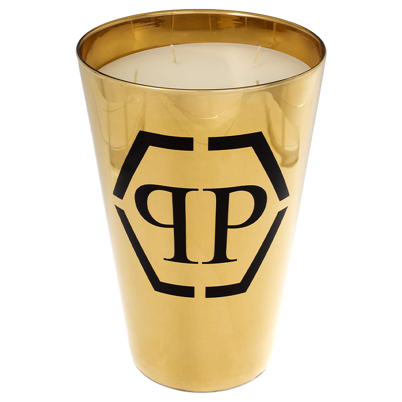 Свеча Philipp Plein Candle Empire Gold XL Золотой Белый Черный Свеча Philipp Plein Candle Empire Gold XL Золотой Белый Черный в Твери | Loft Concept