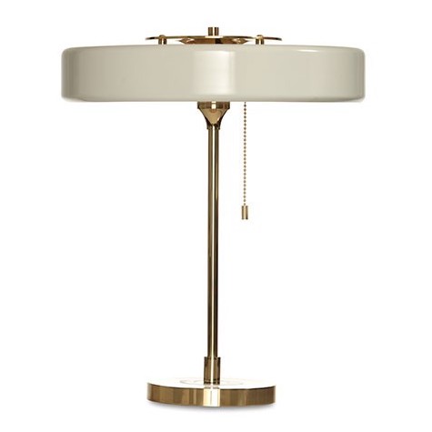 Настольная Bert Frank Revolve Table Lamp White Латунь Белый Настольная Bert Frank Revolve Table Lamp White Латунь Белый в Твери | Loft Concept