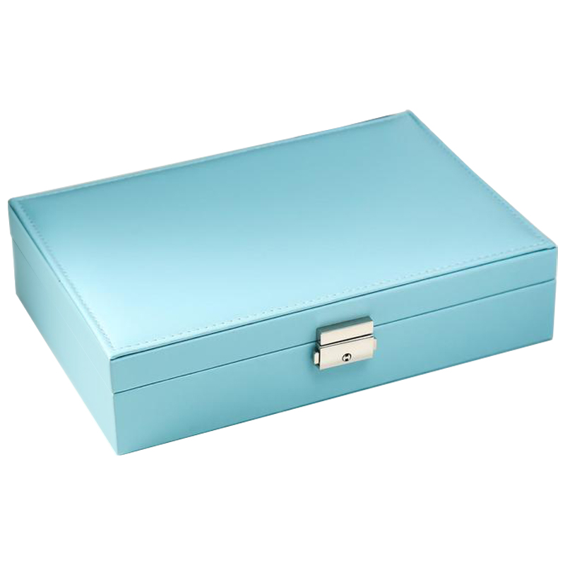 Шкатулка Azurine Jewerly Organizer Box light blue Голубой Бежевый Шкатулка Azurine Jewerly Organizer Box light blue Голубой Бежевый в Твери | Loft Concept