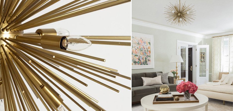 Люстра ASTRA Chandelier Sputnik Brass Люстра ASTRA Chandelier Sputnik Brass - Loft-Concept в Твери