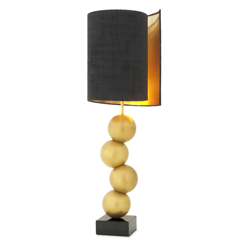 Настольная лампа Eichholtz Table Lamp Aerion Brass Черный Латунь Античная полированная Черный Мрамор Nero Настольная лампа Eichholtz Table Lamp Aerion Brass Черный Латунь Античная полированная Черный Мрамор Nero в Твери | Loft Concept