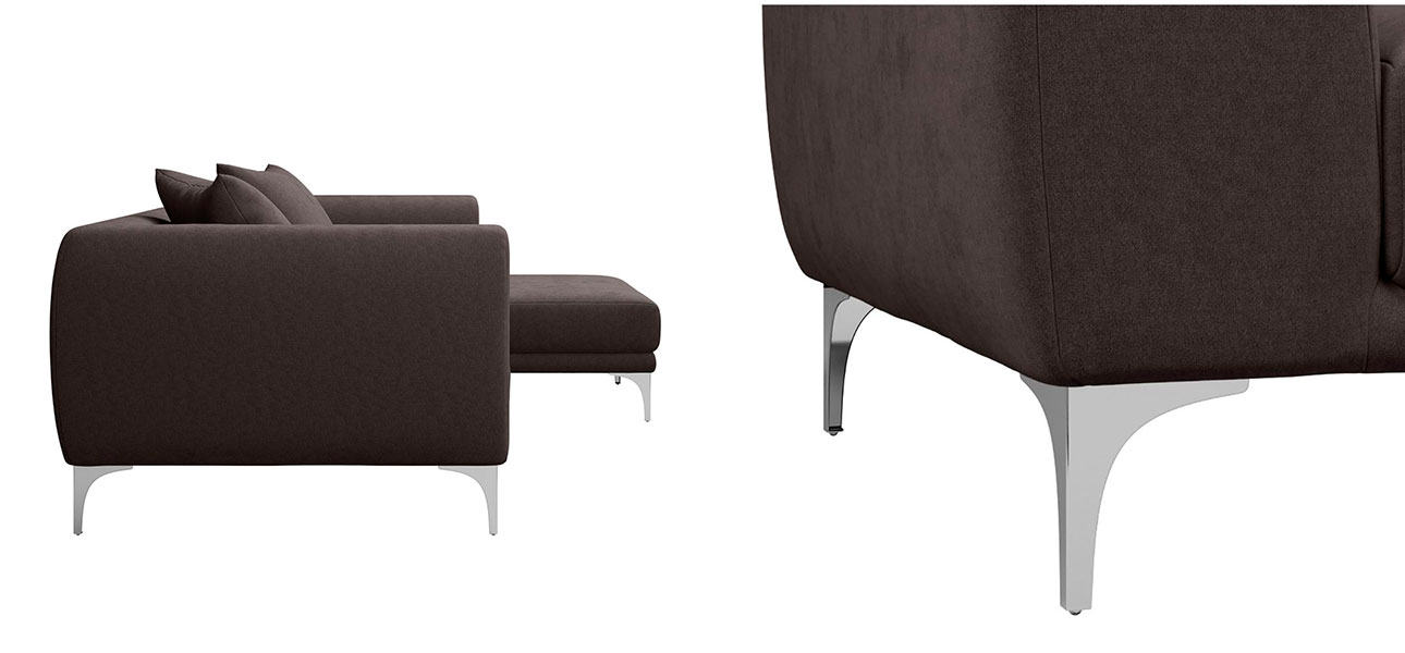 Диван коричневый угловой Брайан Brian Collection - фото №1