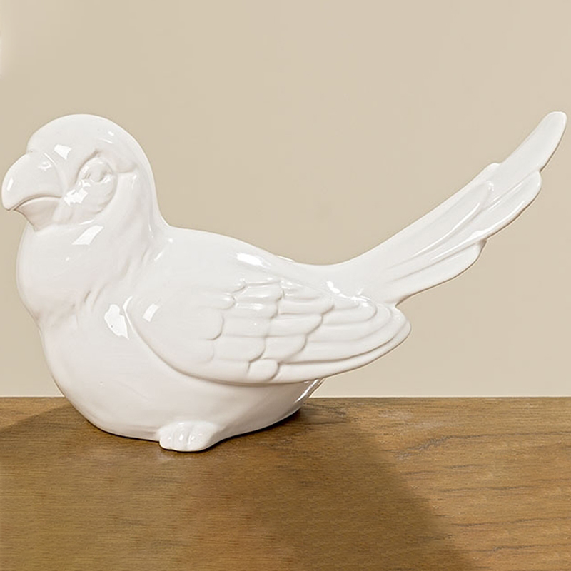 Статуэтка White Parrot Figurine Белый Статуэтка White Parrot Figurine Белый в Твери | Loft Concept