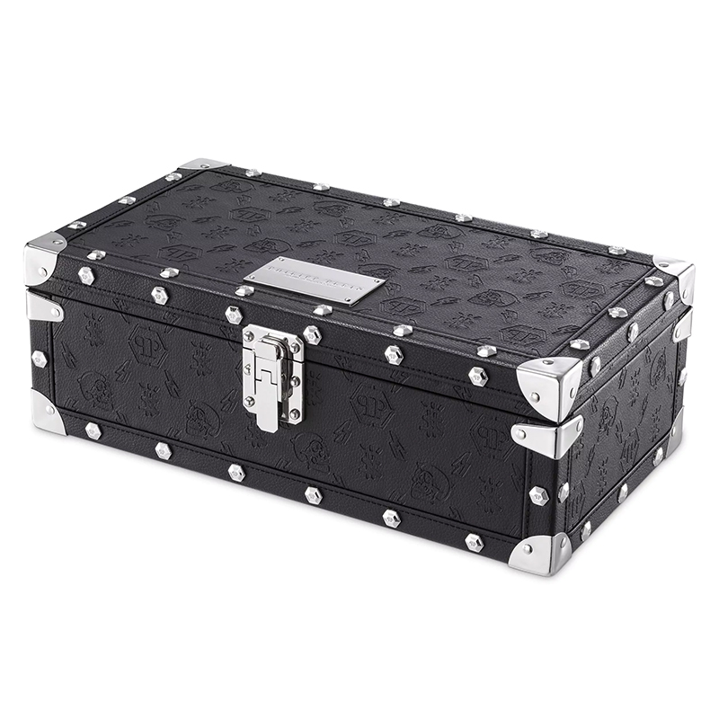 Шкатулка для часов Philipp Plein Watch Box No Limit Черный Серебряный Шкатулка для часов Philipp Plein Watch Box No Limit Черный Серебряный в Твери | Loft Concept