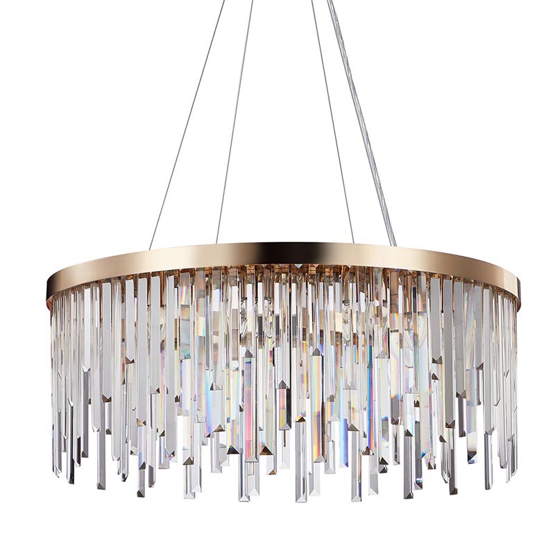 Люстра Bennett Chandelier gold матовое золото Прозрачный Люстра Bennett Chandelier gold матовое золото Прозрачный в Твери | Loft Concept