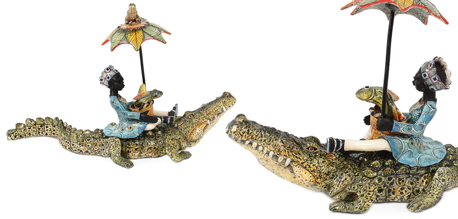 Статуэтка Crocodile Rider Статуэтка Crocodile Rider - Loft-Concept в Твери