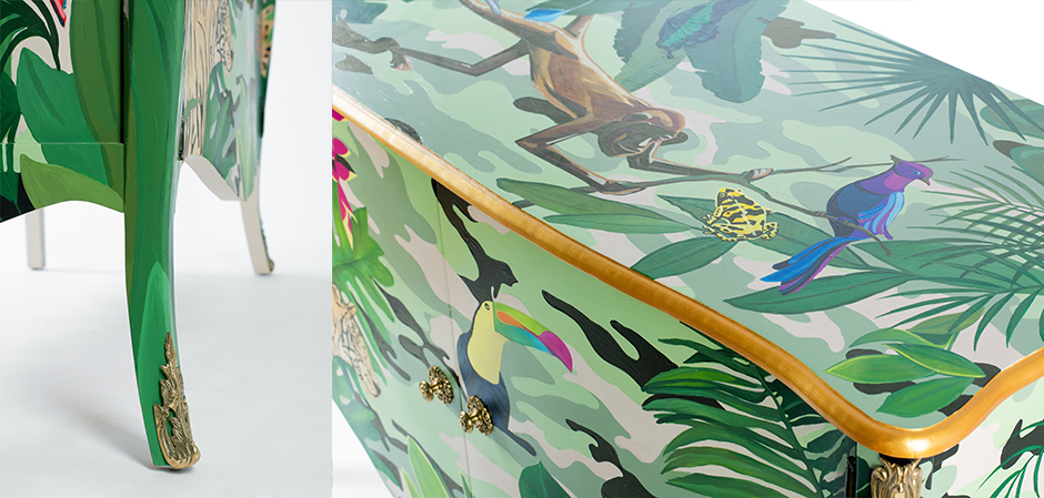 Комод L.XV DRESSER Flowers Jungle Комод L.XV DRESSER Flowers Jungle - Loft-Concept в Твери