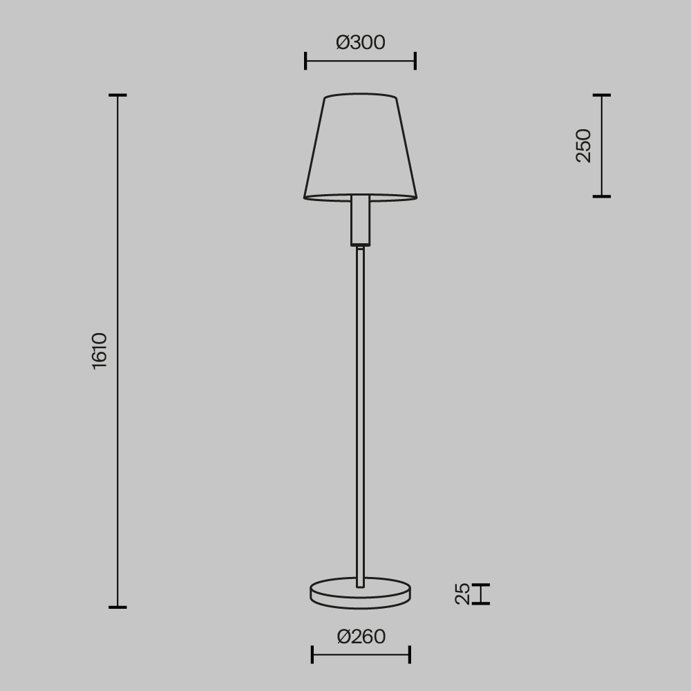 Напольный светильник Lira E27 в Твери