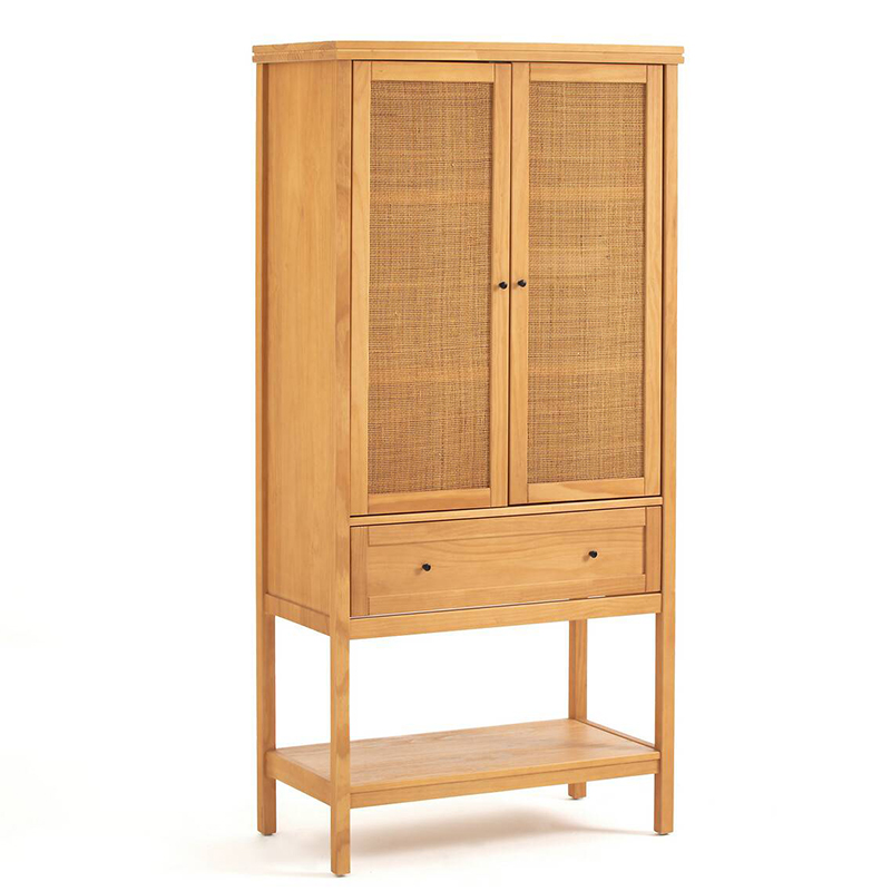 Шкаф Niels Wicker Cupboard 2 Doors Светлый дуб Шкаф Niels Wicker Cupboard 2 Doors Светлый дуб в Твери | Loft Concept