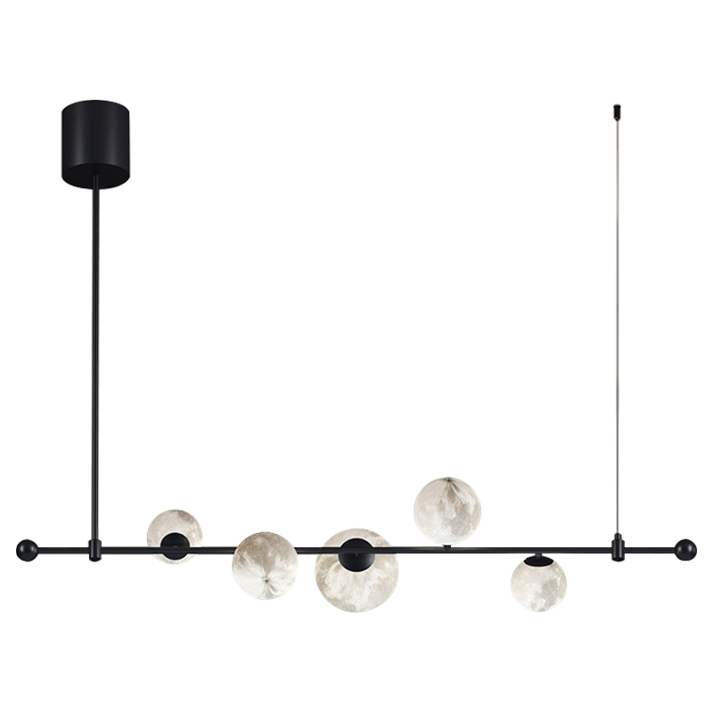 Светильник Tech Lighting Modern Rail Geometric Linear Suspension 5 Black Черный Белый Светильник Tech Lighting Modern Rail Geometric Linear Suspension 5 Black Черный Белый в Твери | Loft Concept