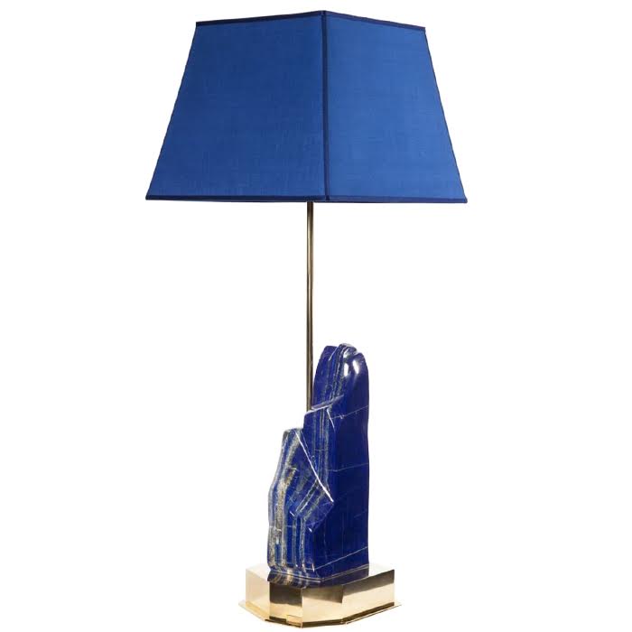 Настольная лампа Lapis Lazuli Lampe von Studio Superego Глянцевое золото Сапфирово-синий Настольная лампа Lapis Lazuli Lampe von Studio Superego Глянцевое золото Сапфирово-синий в Твери | Loft Concept