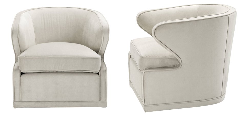 Кресло Eichholtz Chair Dorset Pebble Grey Кресло Eichholtz Chair Dorset Pebble Grey - Loft-Concept в Твери