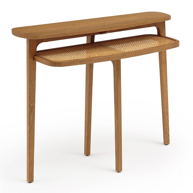 Консоль Morten Wicker Console Светлый дуб Консоль Morten Wicker Console Светлый дуб в Твери | Loft Concept