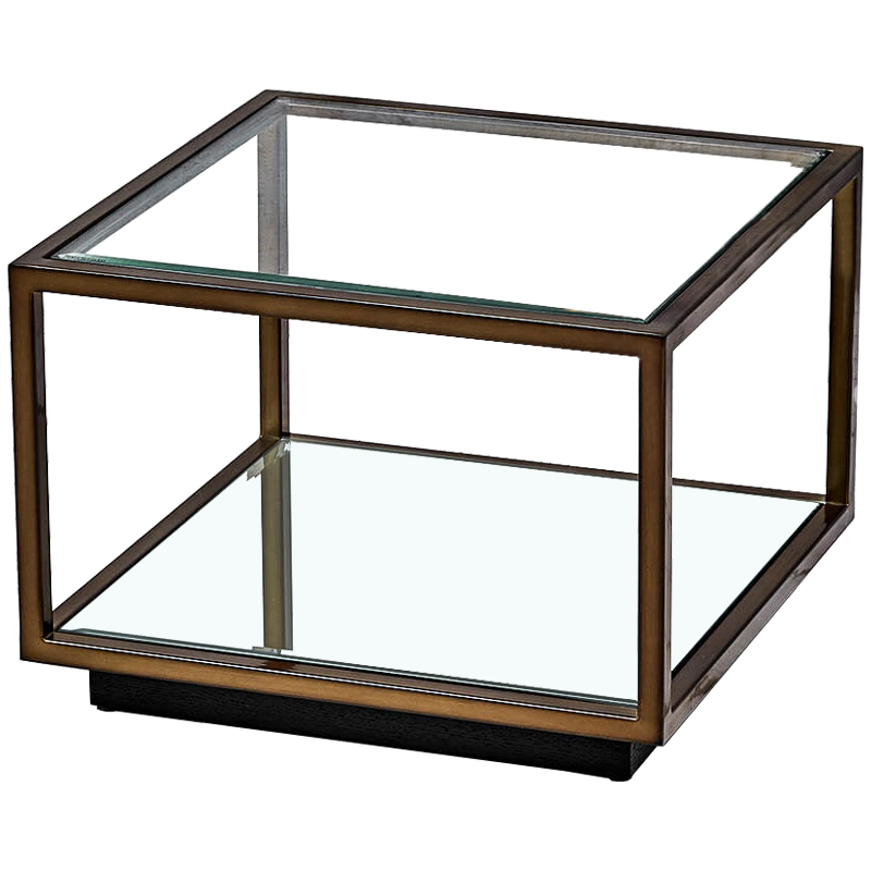 Кофейный стол Transparent Cube 35 Прозрачный Темная бронза Кофейный стол Transparent Cube 35 Прозрачный Темная бронза в Твери | Loft Concept