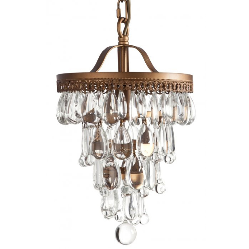 Люстра Clarissa Glass Drop Pendant 25 Бронза Люстра Clarissa Glass Drop Pendant 25 Бронза в Твери | Loft Concept