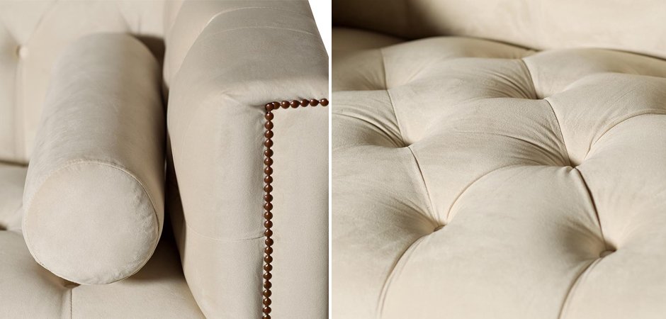 Диван Modern Velvet Tuxedo Sofa Диван Modern Velvet Tuxedo Sofa - Loft-Concept в Твери