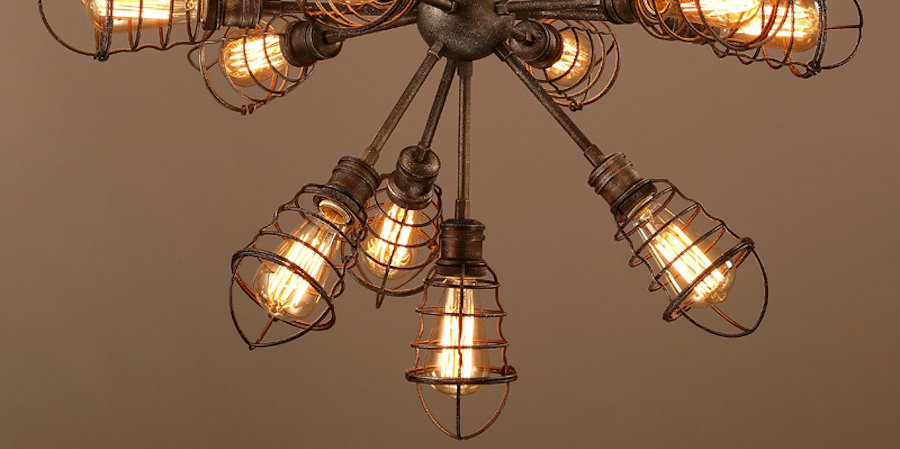 Люстра Loft Industrial Sputnik 13 Retro Люстра Loft Industrial Sputnik 13 Retro - Loft-Concept в Твери