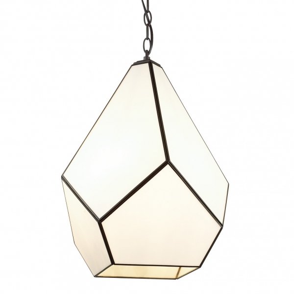 Люстра Geometry Glass Light Pendant Milk 4 Молочный Люстра Geometry Glass Light Pendant Milk 4 Молочный в Твери | Loft Concept
