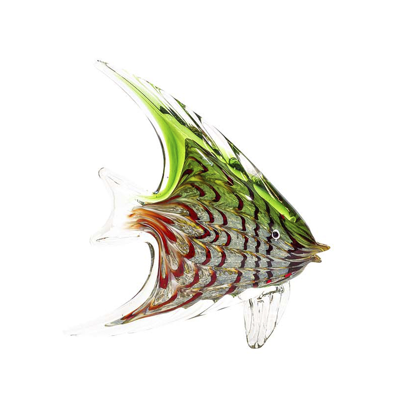 Статуэтка Glass Fish Red-Green Мульти Статуэтка Glass Fish Red-Green Мульти в Твери | Loft Concept