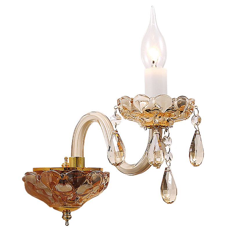 Бра Marcelon Sconce One Глянцевое золото Золотой Шампань Бра Marcelon Sconce One Глянцевое золото Золотой Шампань в Твери | Loft Concept