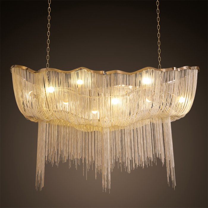 Люстра Atlantis Chandelier design by Terzani Золотой Серебряный в Твери | Loft Concept 