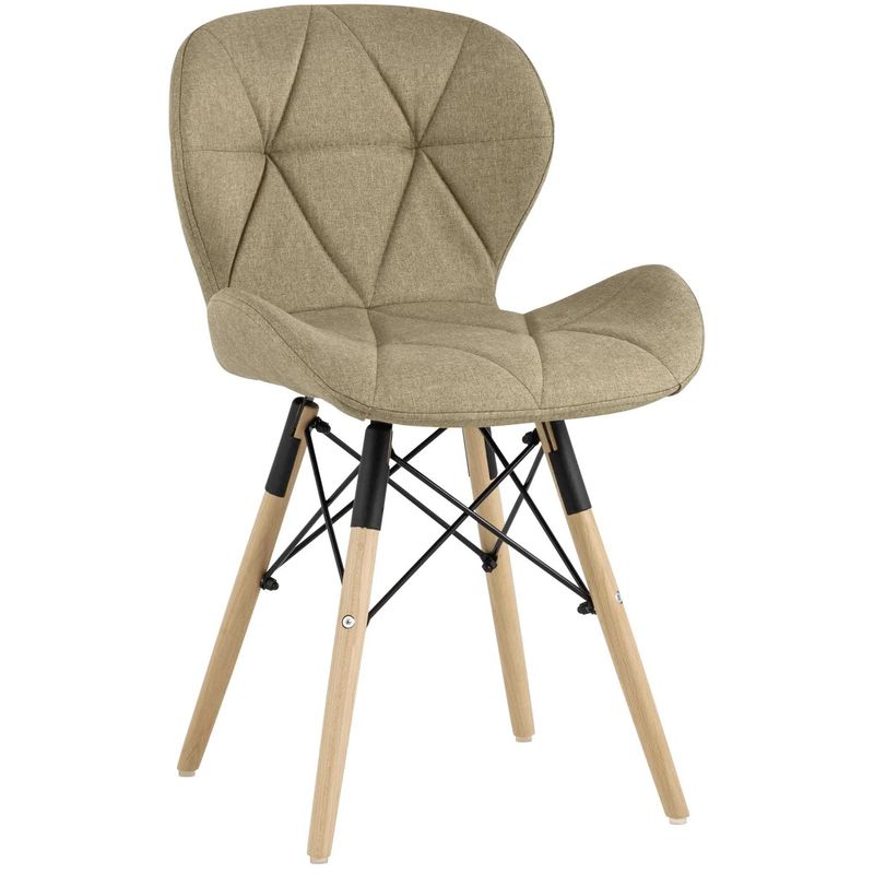 Стул Jeroen Chair Рогожка Коричневый Цвет Коричневый Древесина Черный Стул Jeroen Chair Рогожка Коричневый Цвет Коричневый Древесина Черный в Твери | Loft Concept