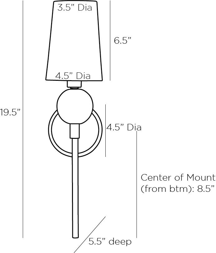 Бра Arteriors MENDEE SCONCE GOLD Бра Arteriors MENDEE SCONCE GOLD в Твери