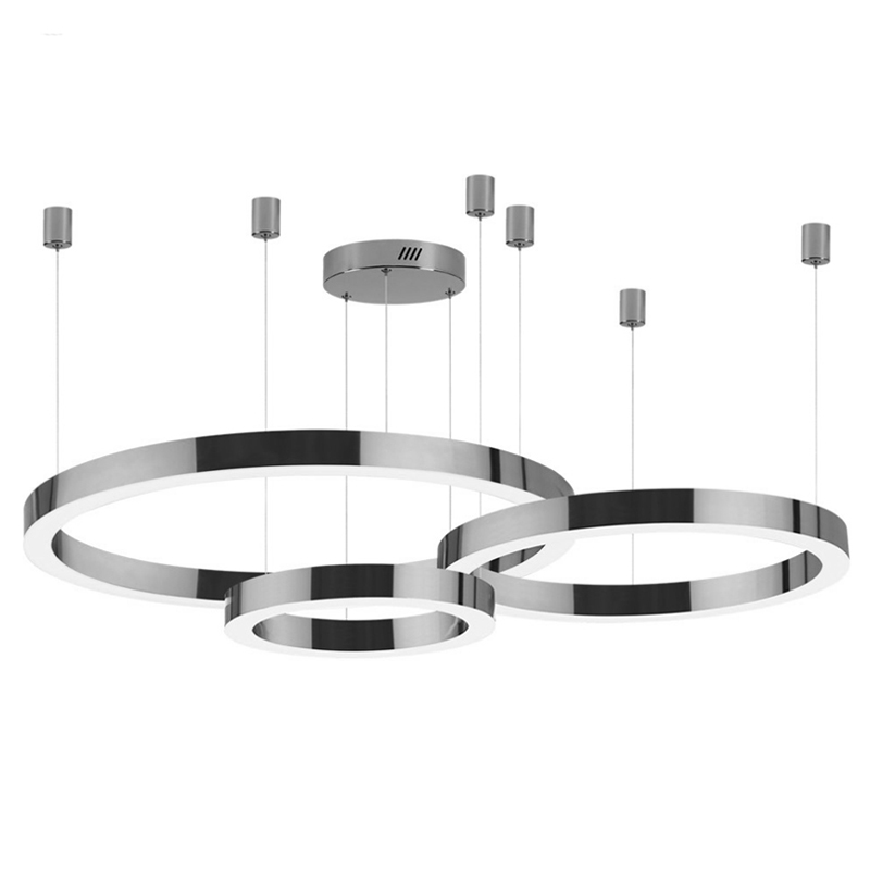 Люстра 3 Nickel Ring Horizontal Никель Люстра 3 Nickel Ring Horizontal Никель в Твери | Loft Concept