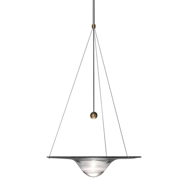 Hesitation Lamp Стеклянный подвесной светильник, имитирующий каплю воды Прозрачное Стекло Латунь Hesitation Lamp Стеклянный подвесной светильник, имитирующий каплю воды Прозрачное Стекло Латунь в Твери | Loft Concept