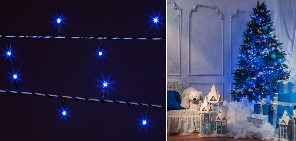 Интерьерная Гирлянда Синие диоды - Loft-Concept в Твери