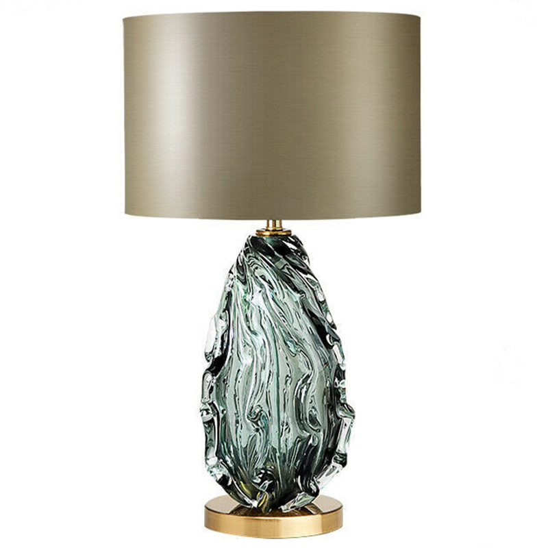 Настольная лампа Boivin Glass Table Lamp Оливковый Бирюзовый Настольная лампа Boivin Glass Table Lamp Оливковый Бирюзовый в Твери | Loft Concept