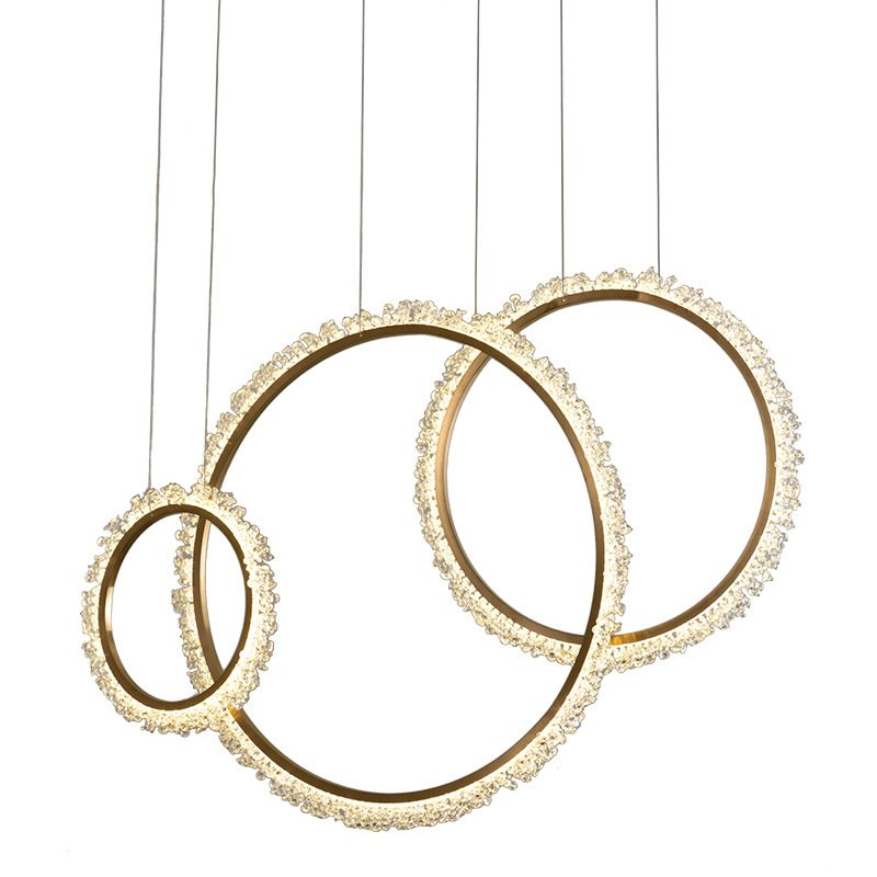 Люстра Prometheus Ring Золотой Люстра Prometheus Ring Золотой в Твери | Loft Concept