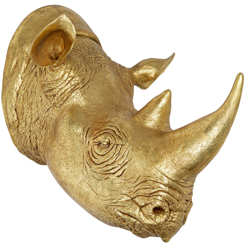 Аксессуар на стену Golden Rhino Золотой Аксессуар на стену Golden Rhino Золотой в Твери | Loft Concept