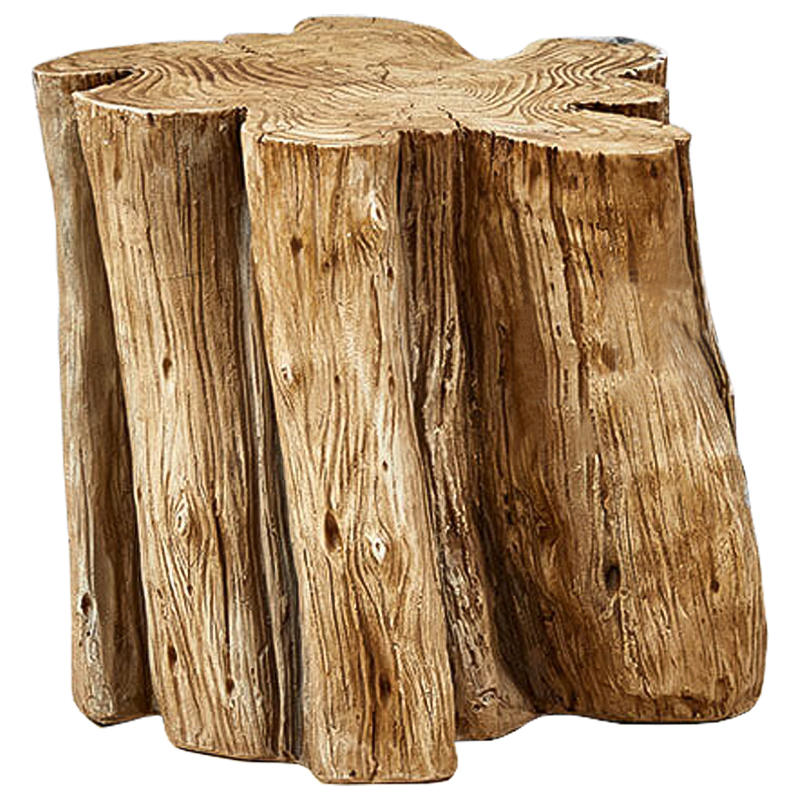 Приставной стол Wavy Stump Side Table Коричневый Приставной стол Wavy Stump Side Table Коричневый в Твери | Loft Concept